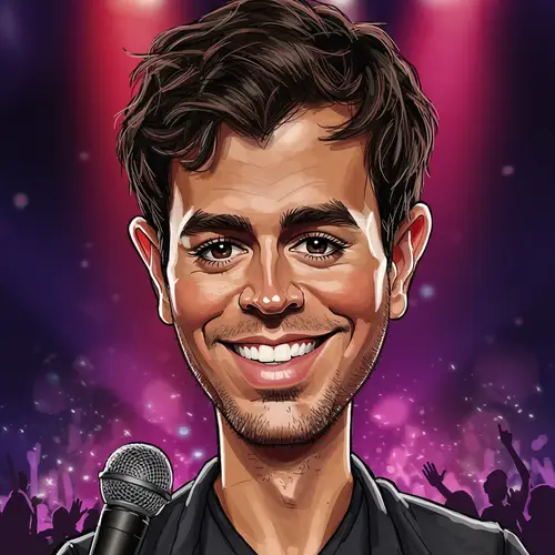 Enrique Iglesias Caricature: Fun & Creative Artwork