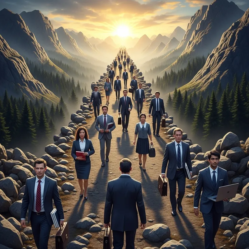 Navigating Challenges for Success: A Hyper Realistic Journey Navigating Challenges for Success: A Hyper Realistic Journey