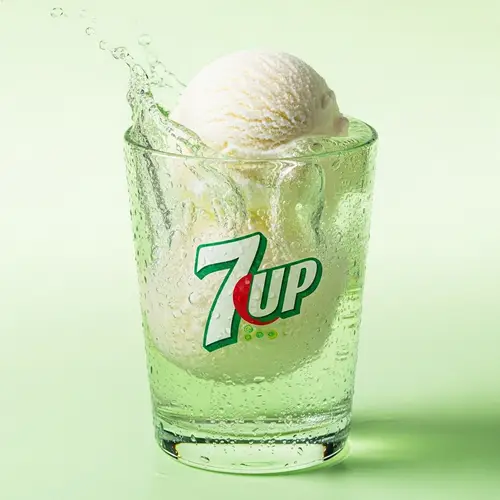 7-Up Ice Cream | Novelty Dessert Inspired by Fizzy Beverage