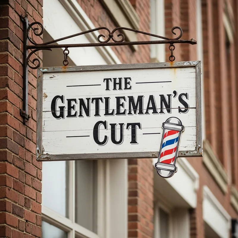 Barber Shop Sign | Unique Haircuts and Shaves