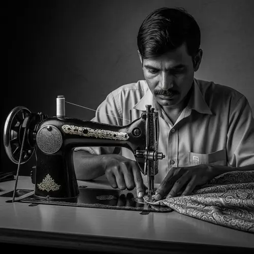 Art of Tailoring: Vintage Black and White Photography
