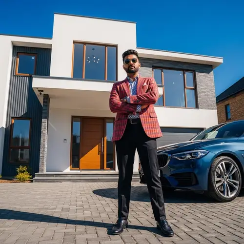 Confident Fashionable Realtor | Vibrant Style | Architectural Marvel