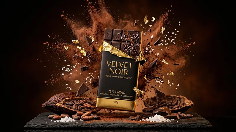Velvet Noir: Luxury Dark Chocolate Experience