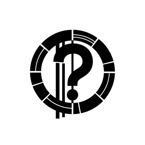 Russian Constructivism Inspired Black and White Circular Logo