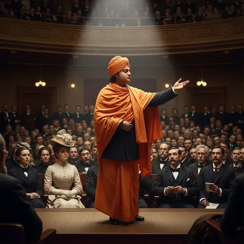 Influential Speech by Indian Spiritual Leader in 1893 Chicago