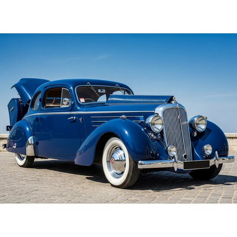 Classic French Car 1936 - Art Deco Design