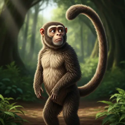 Simian Creature with Human-like Features