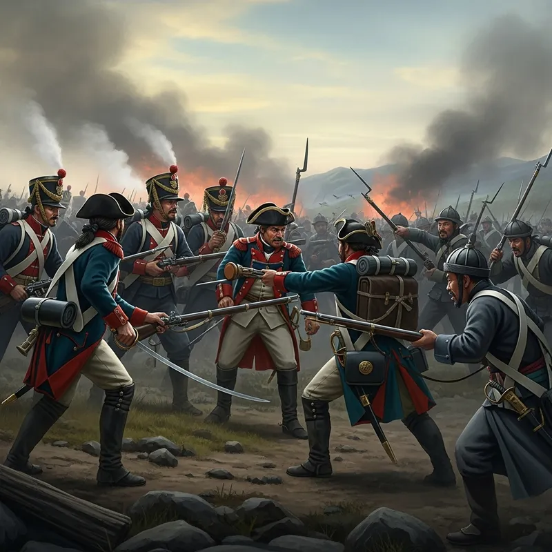 Russian vs. Chinese Armies in 18th Century Battle
