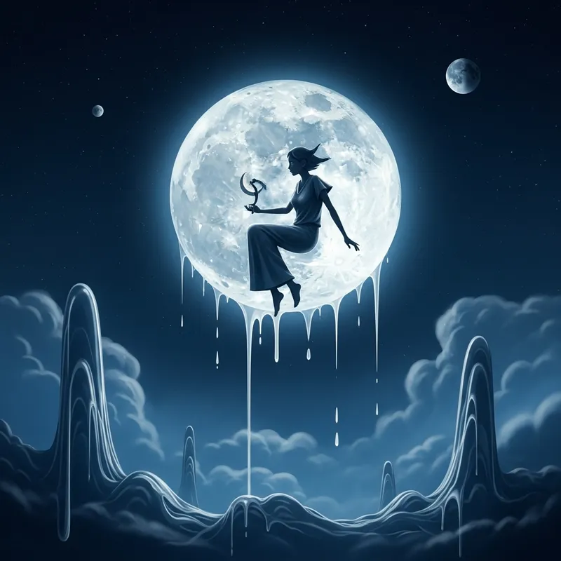 Surreal Moonlit Fantasy | Ethereal Surrealism Artwork Surreal Moonlit Fantasy | Ethereal Surrealism Artwork