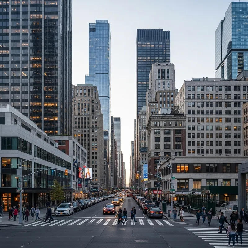 Cityscape Growth & Innovation: Urban Skyscrapers