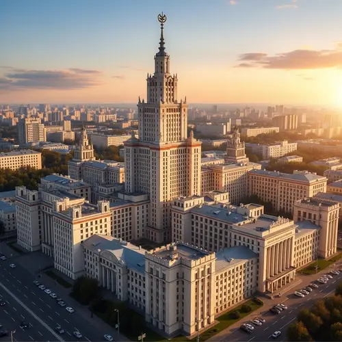 Unique Architecture of Russian University | Enigmatic Design Charm
