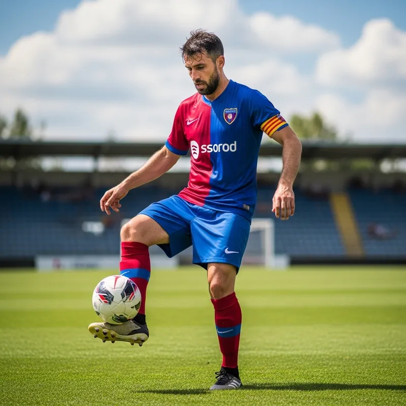 Leo Messi: Skilled Soccer Player in Action on Daytime Field