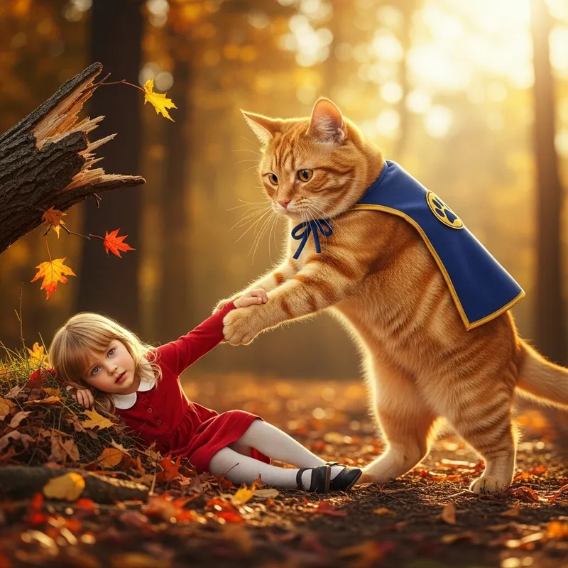 Cat Heroes Saving Humans | Heartwarming Scene