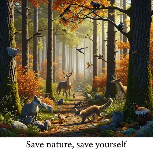 Explore a Thriving Forest Ecosystem