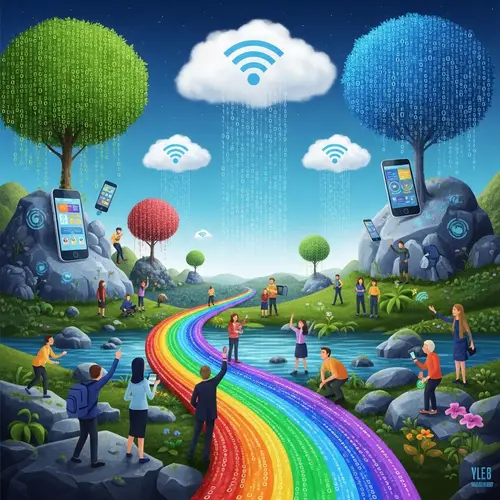 Tech-Infused Nature: Blending Technology and Imagination