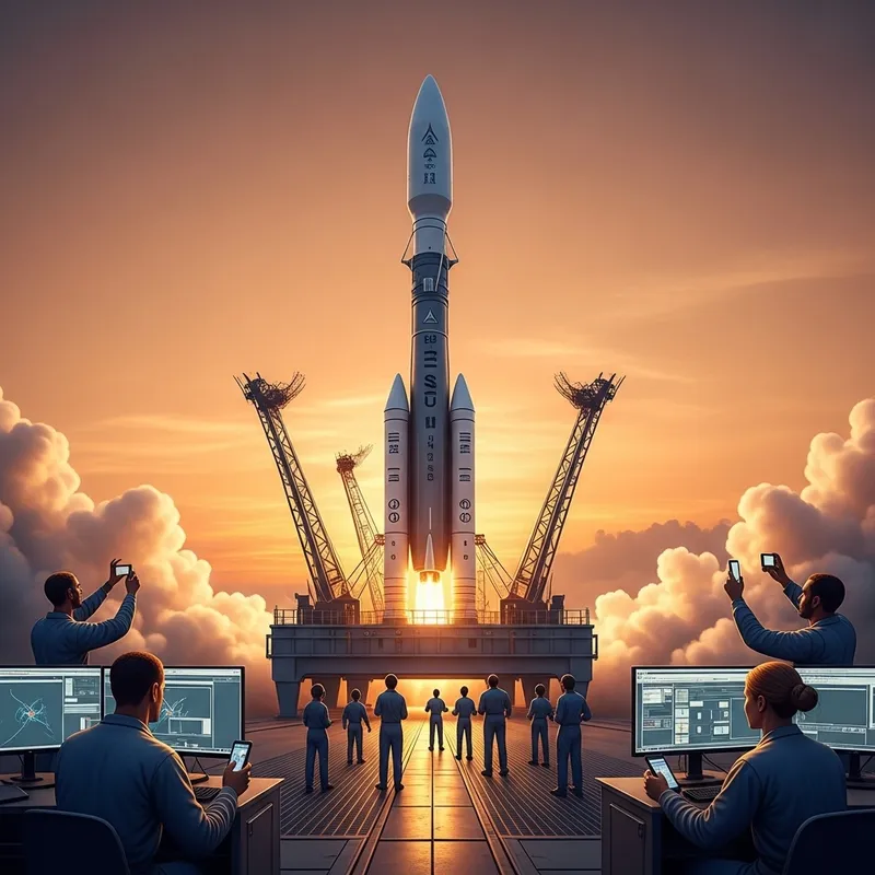 Rocket Launch Pad | Space Expedition in Motion