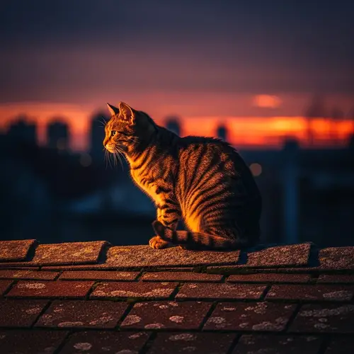 Cat on Roof: Enjoy the View with Our Feline Friend
