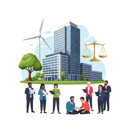 Impact of ESG Factors on Company Growth - Visual Representation