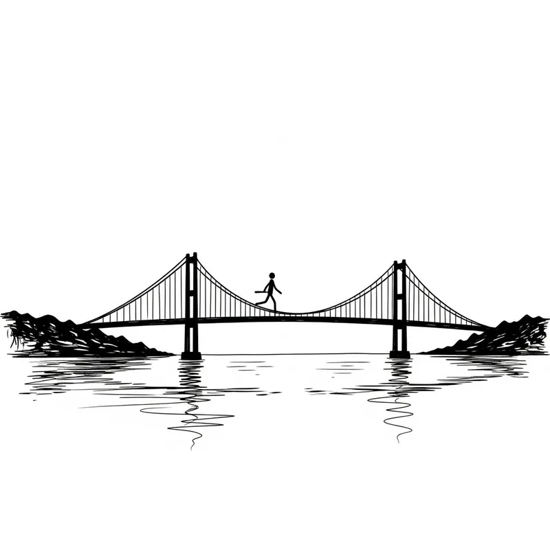 Bridge Stick Drawing