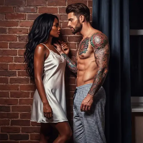 Intimate Scene of Romantic Painting | Captivating Art Display