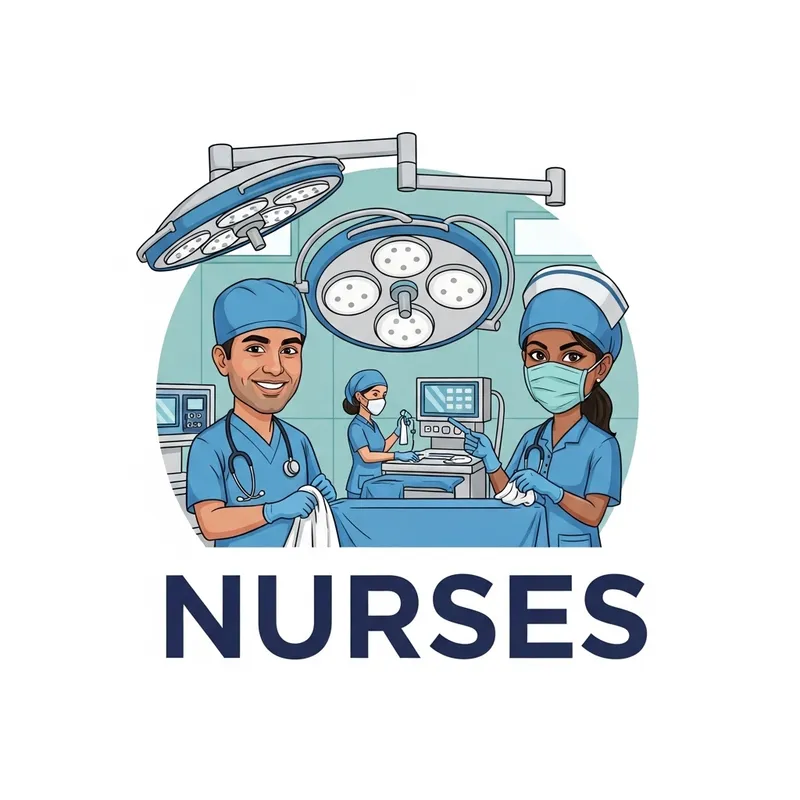 Caricature Logo for Operating Room Nurses Caricature Logo for Operating Room Nurses
