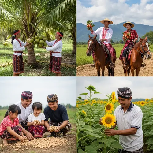 Cultural Harvests across Indonesia | Traditional Attire & Farming