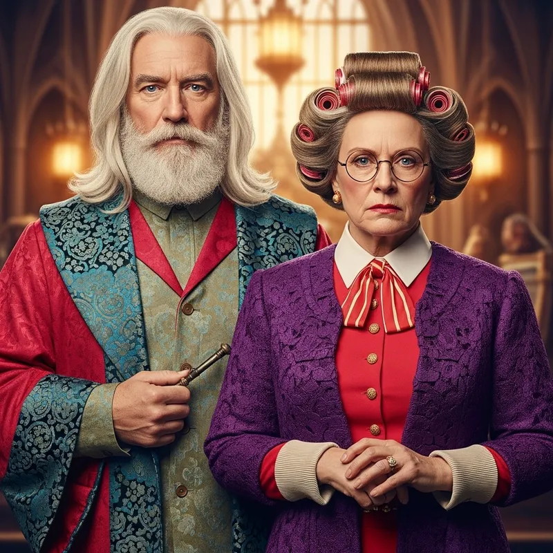 Albus Dumbledore & Minerva Mcgonagall: Barbie-Style Fashion Icons