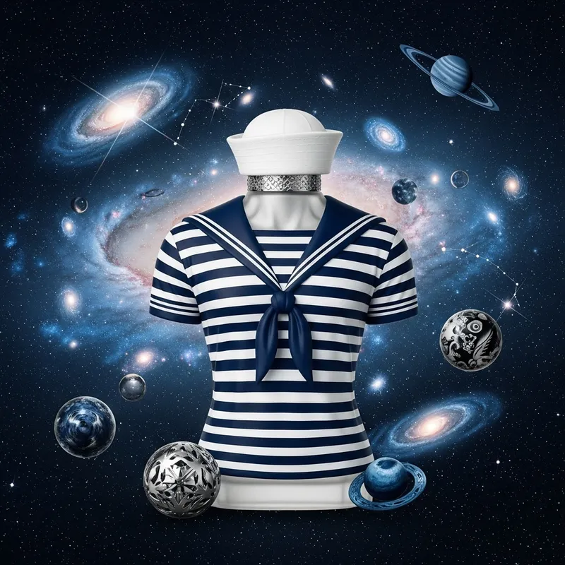 Jean Paul Gaultier Le Male: Celestial Sailor-Themed Perfume Bottle