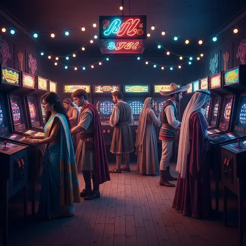 Ancient Time Arcade: Multi-Cultural Gaming Experience