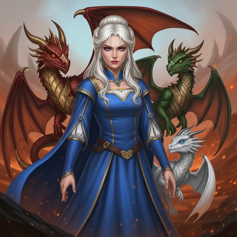 Creating a Dragon Queen Character Inspired by Daenerys Targaryen