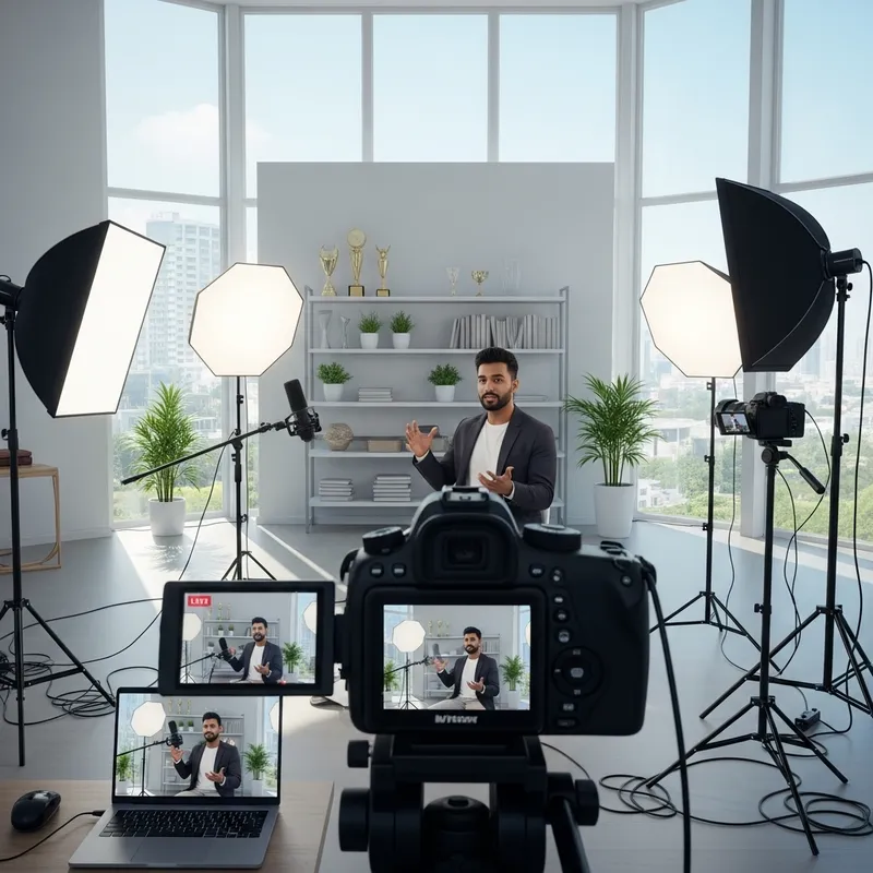 Tucking Vlog in South Asian Studio Setup