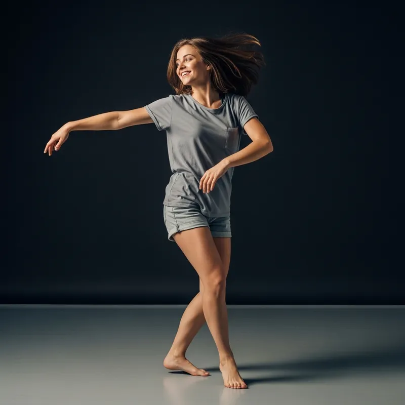 Happy Girl Dancing | Joyful Dance Photography