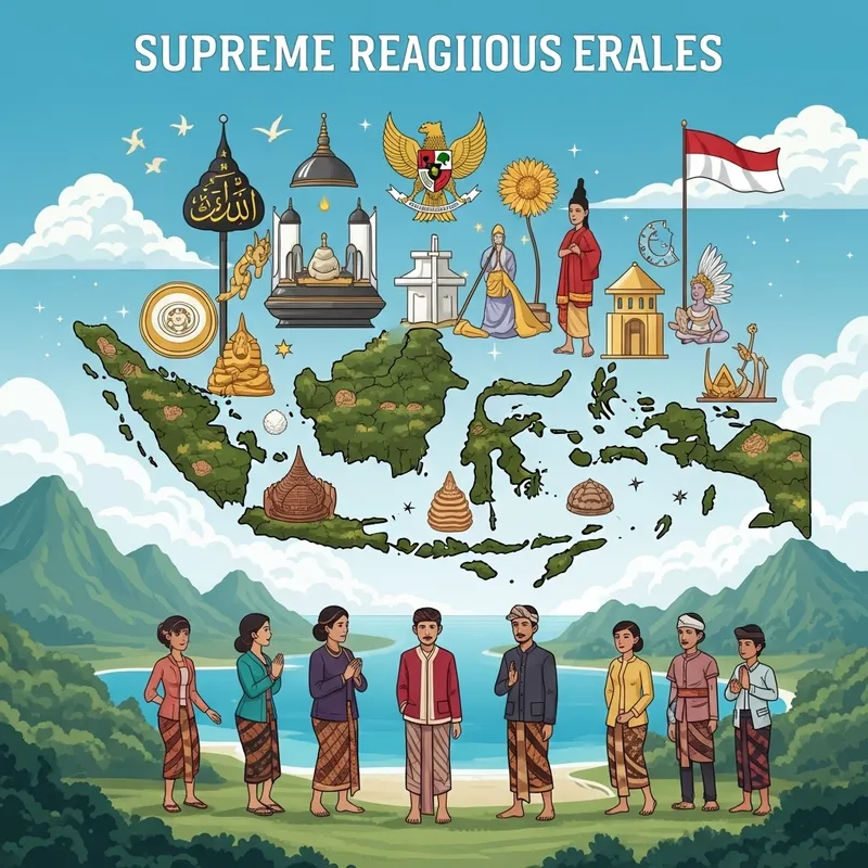 Indonesian Human Identity: Unity in Diversity with Religious Symbols