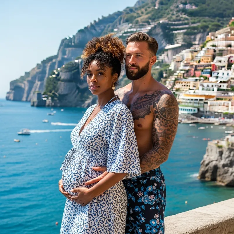 Romantic Love & Family Portrait on Italy's Amalfi Coast
