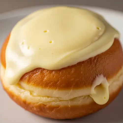 Indulgent Cheese-Topped Doughnut | Crispy & Creamy Treat