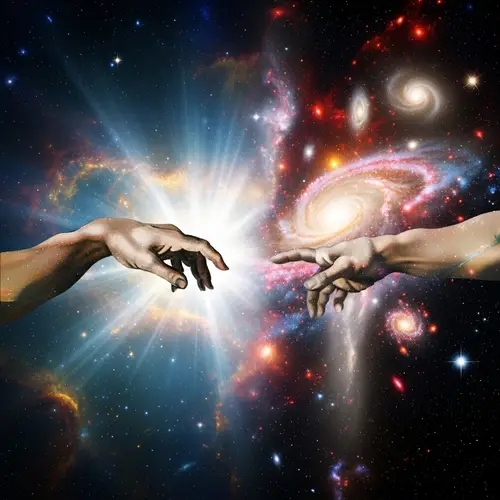 Biblical vs. Theoretical Creation of Universe: Cosmic Dialogue