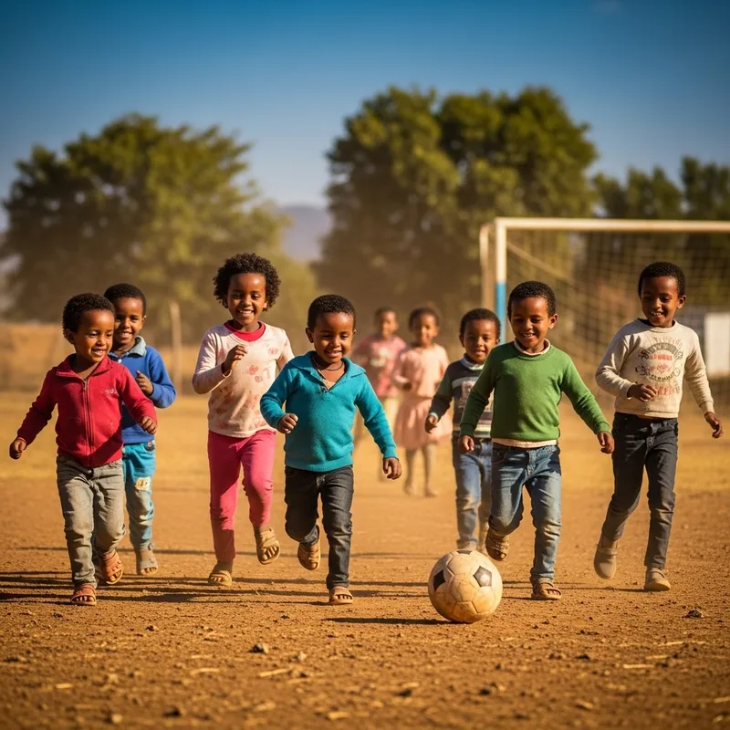 Ethiopian Kids Playing: Capturing the Pure Joy of Childhood