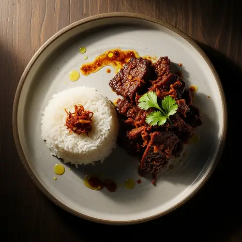 Rendang Dendeng Recipe - Indonesian Culinary Delight