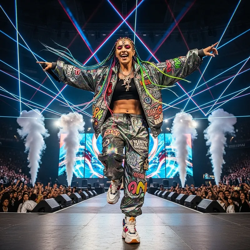 Nicki Minaj: Vibrant Hip-Hop Performance Live