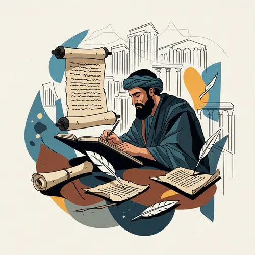 Abstract Apostle Paul: Faith and Letters