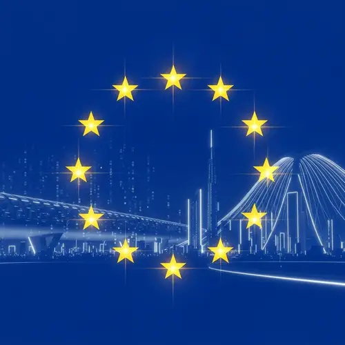 Futuristic European Union Flag Design