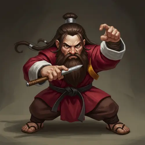 Fierce Female Dwarf Monk | Dynamic Martial Arts Art