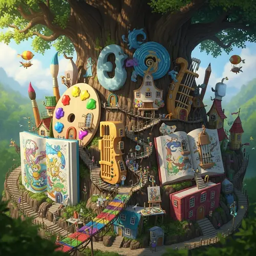 Creative and Artistic Town