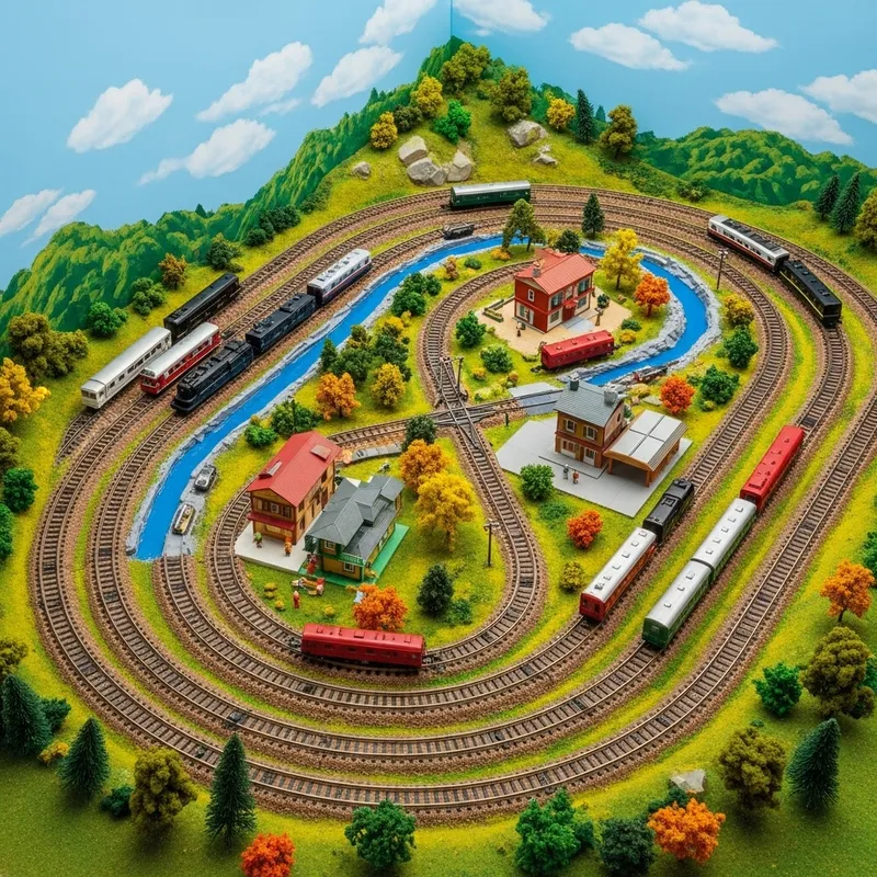 Imaginative N Scale Train Layout | Vibrant & Detailed Miniature World