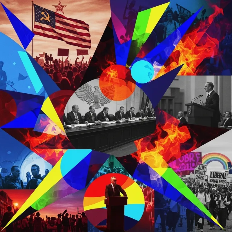 Abstract Art - Political Events Collage Abstract Art - Political Events Collage