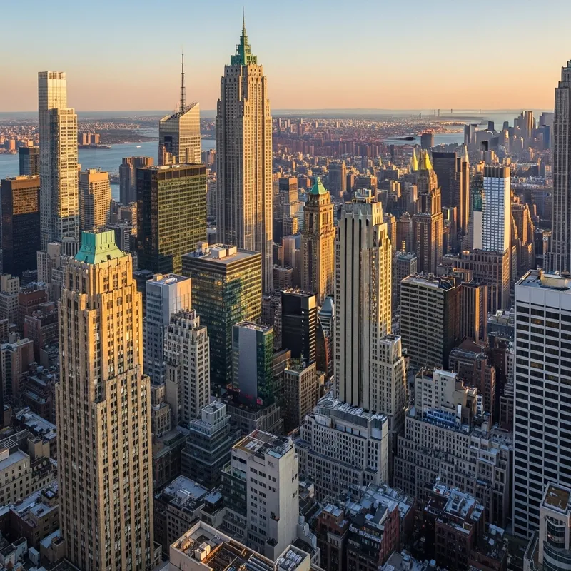 Stunning New York City Skyscrapers: Aerial Views