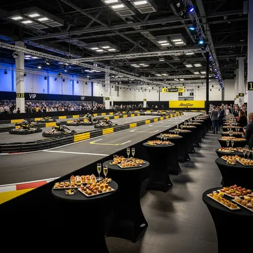 Electric Karting Circuit in Indoor Convention Center | VIP Experience