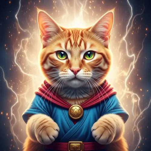 Majestic Orange Cat Super-Saiyan