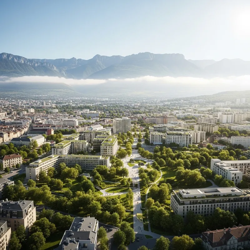 Portes Du Vercors Project: Urban Harmony in Grenoble Portes Du Vercors Project: Urban Harmony in Grenoble