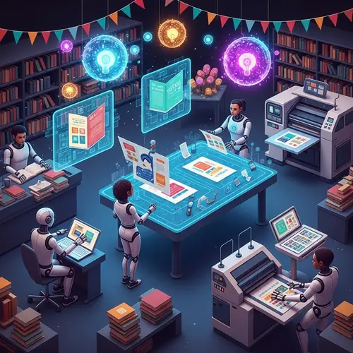 The Future of Publishing: AI Enhanced Festive Celebration